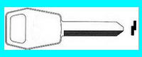 FA0049 Double Sided Key, 1981-90 FORD ESCORT- MERCURY LYNX